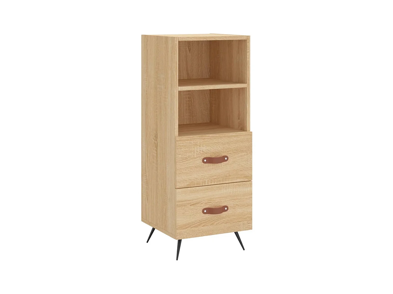 Buffet haut Chêne sonoma 34,5x34x180 cm Bois d'ingénierie
