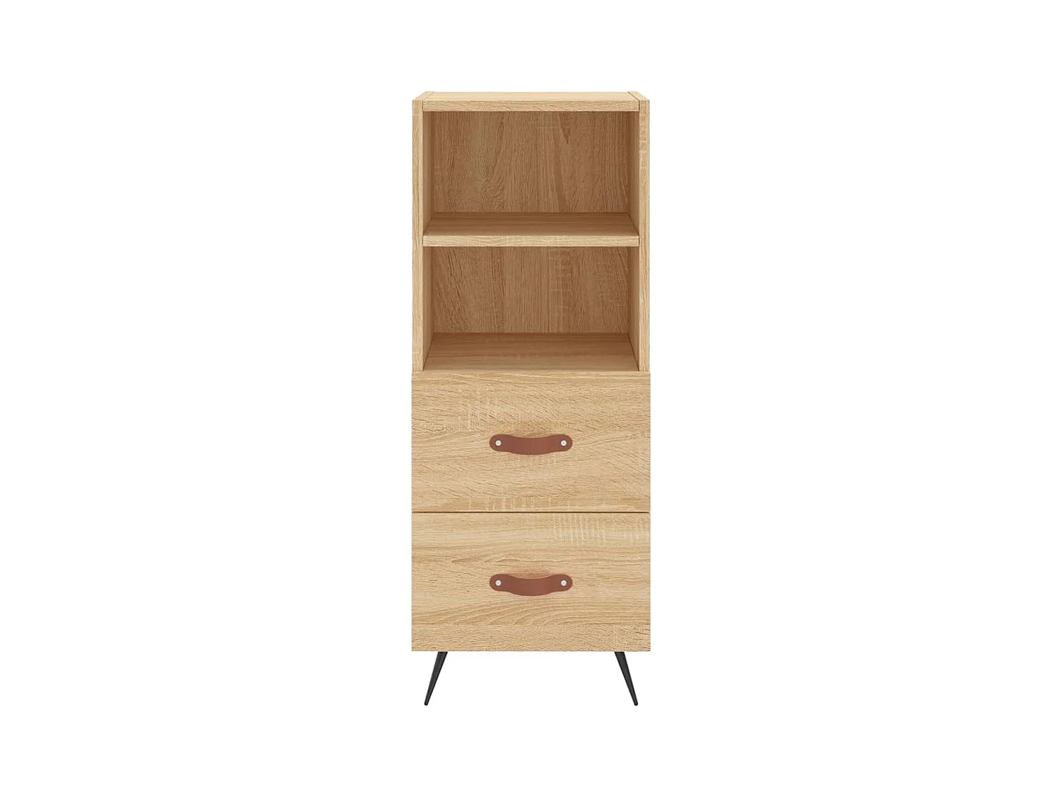 Buffet haut Chêne sonoma 34,5x34x180 cm Bois d'ingénierie