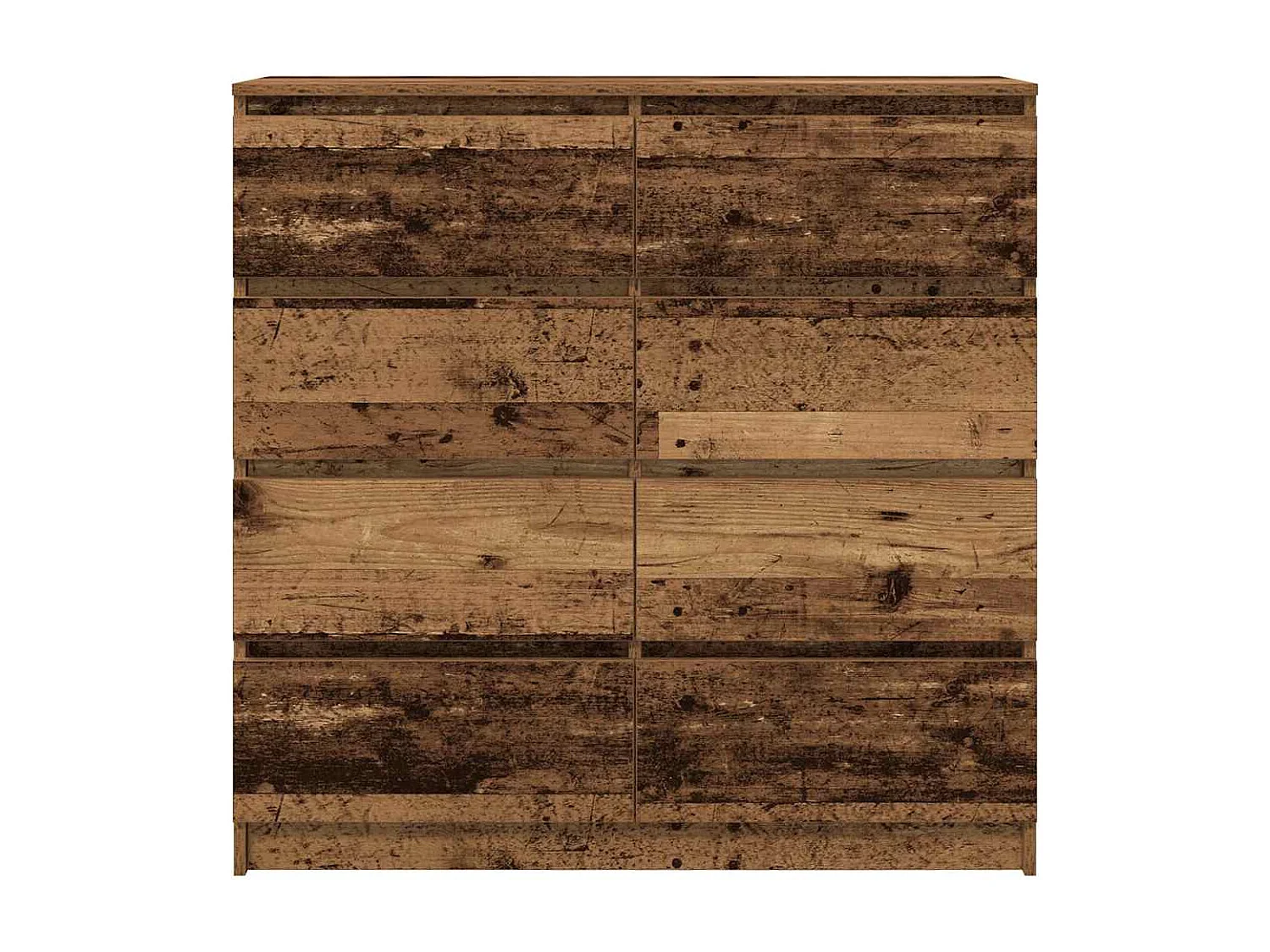 Buffet vieux bois 100x35x99 cm bois d'ingénierie