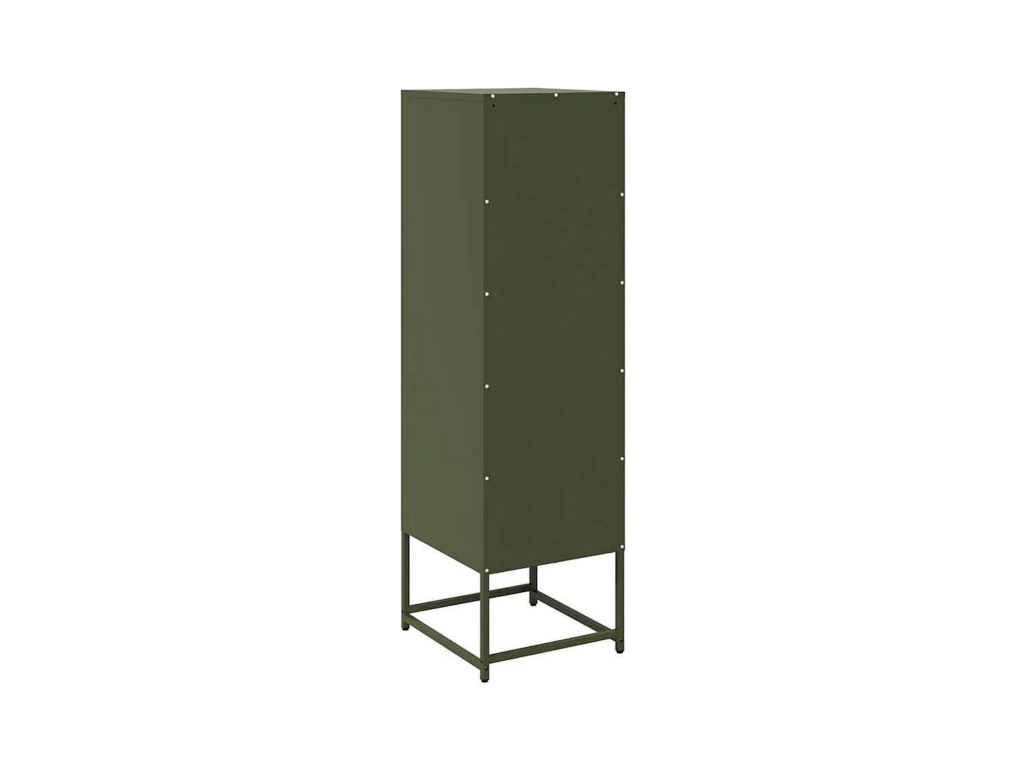 Buffet haut vert olive 36x39x123 cm acier laminé à froid
