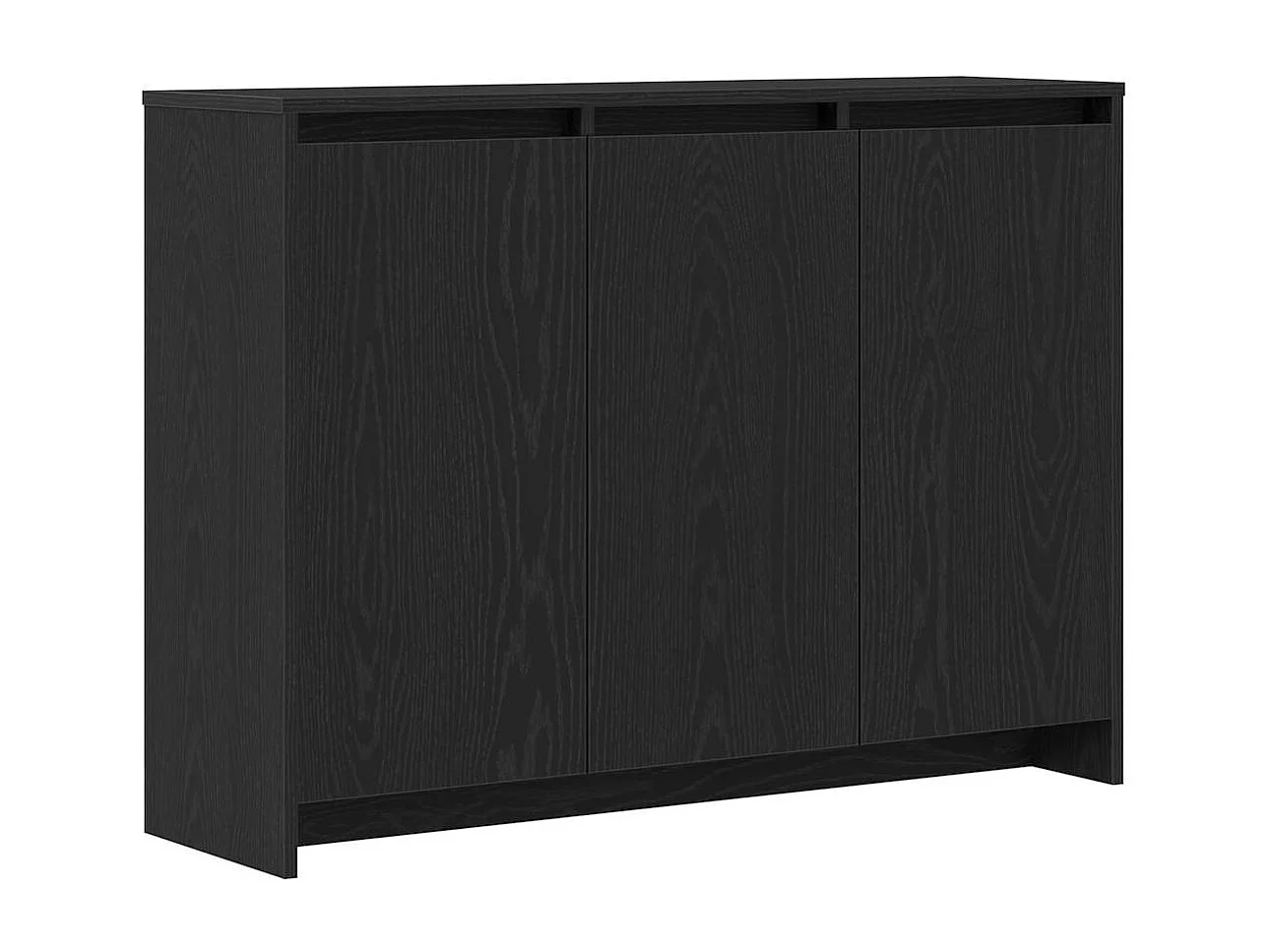 Buffet Noir 102 x 33 x 75 cm Bois d'ingénierie