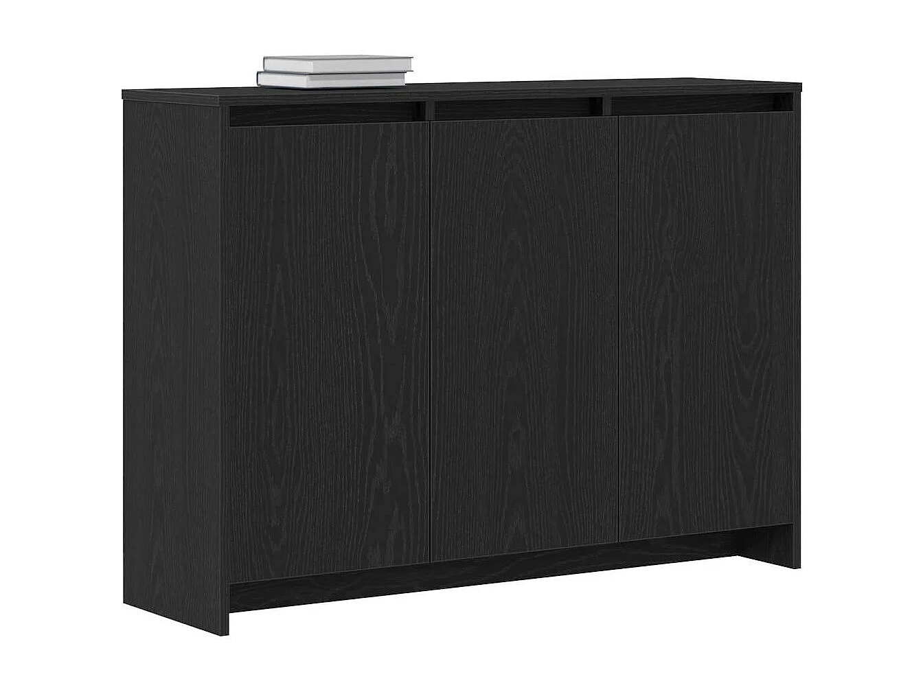 Buffet Noir 102 x 33 x 75 cm Bois d'ingénierie