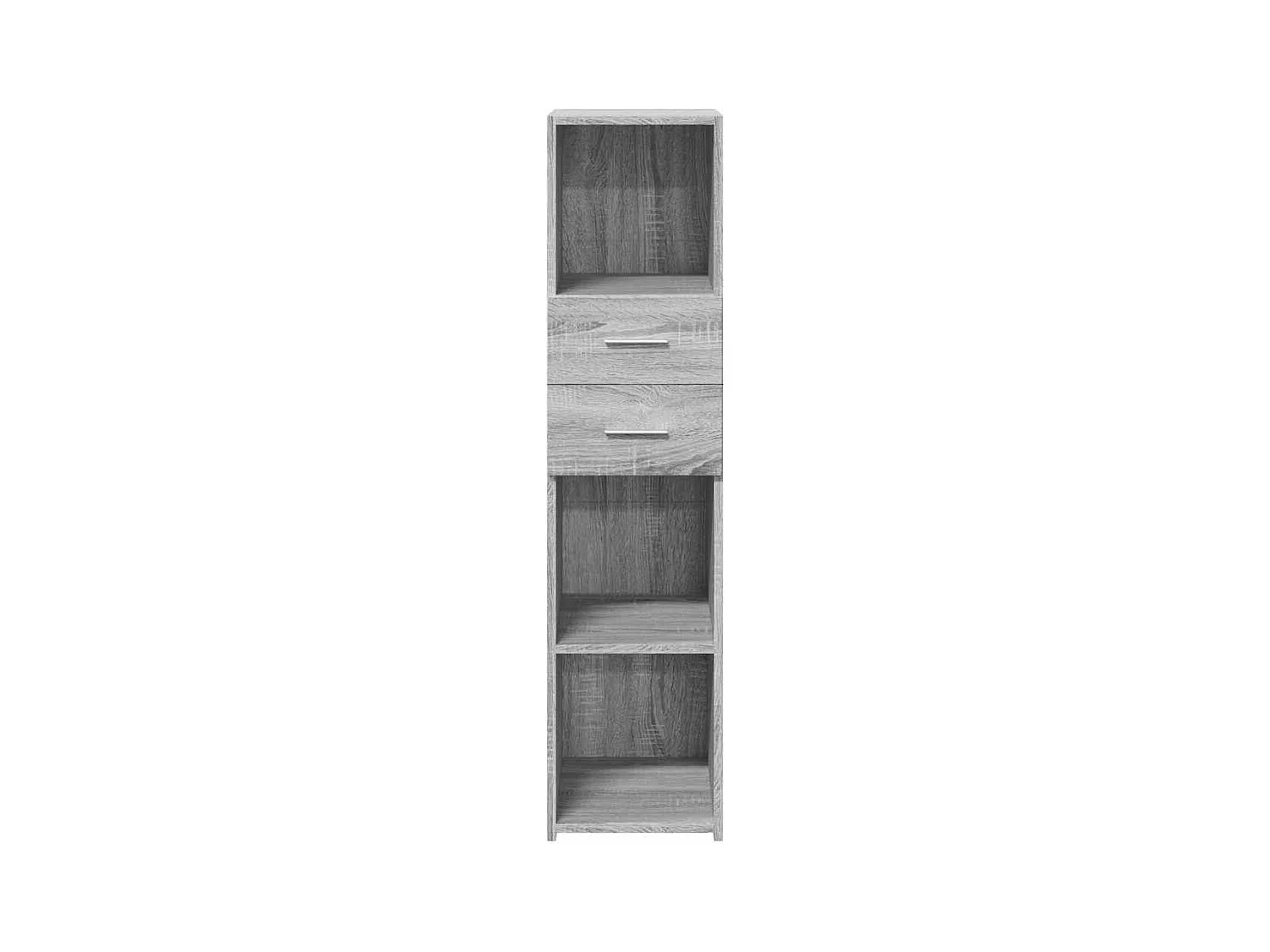 Buffet haut sonoma gris 30x42,5x124 cm bois d'ingénierie
