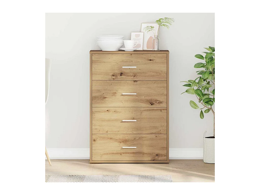 Buffet chêne artisanal 60 x 31 x 84 cm Bois d'ingénierie