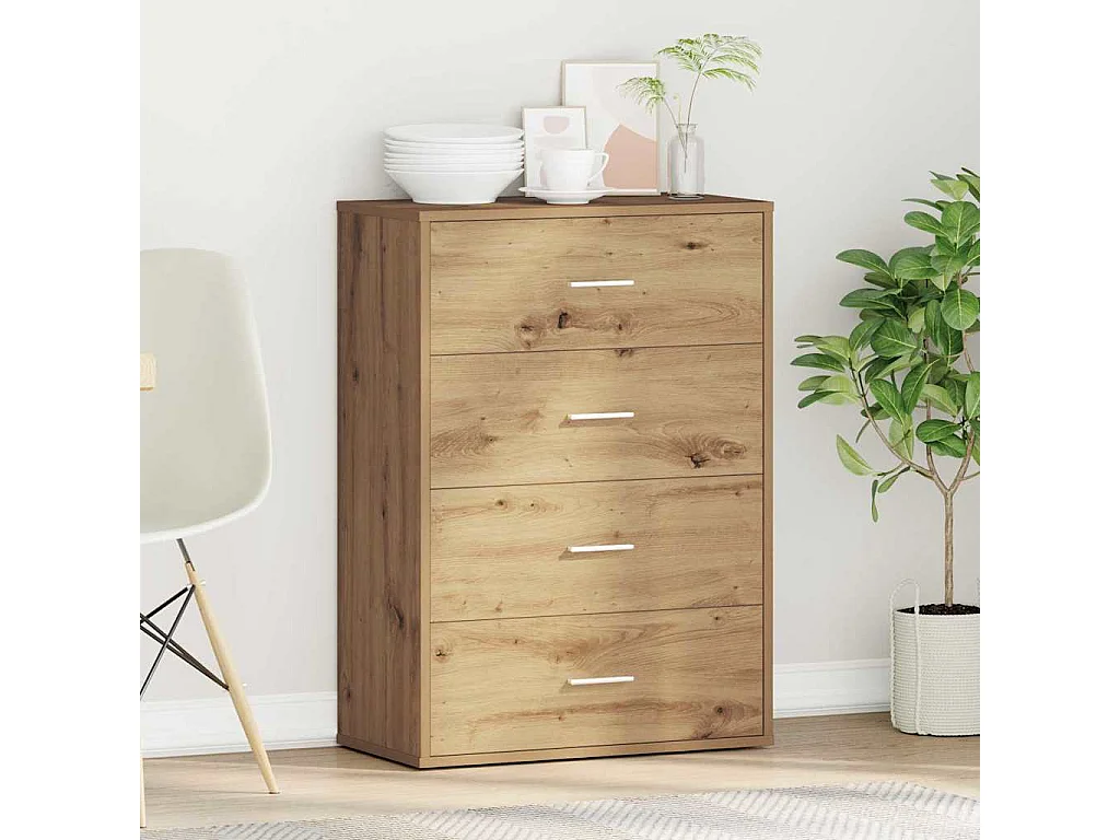 Vitrina Roble artisan 60 x 31 x 84 cm Madera contrachapada