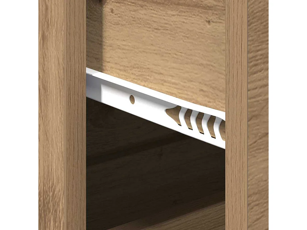 Vitrina Roble artisan 60 x 31 x 84 cm Madera contrachapada