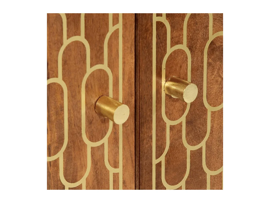 Buffet 60x33x100 cm bois de manguier massif