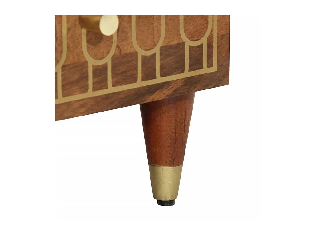 Buffet 60x33x100 cm bois de manguier massif