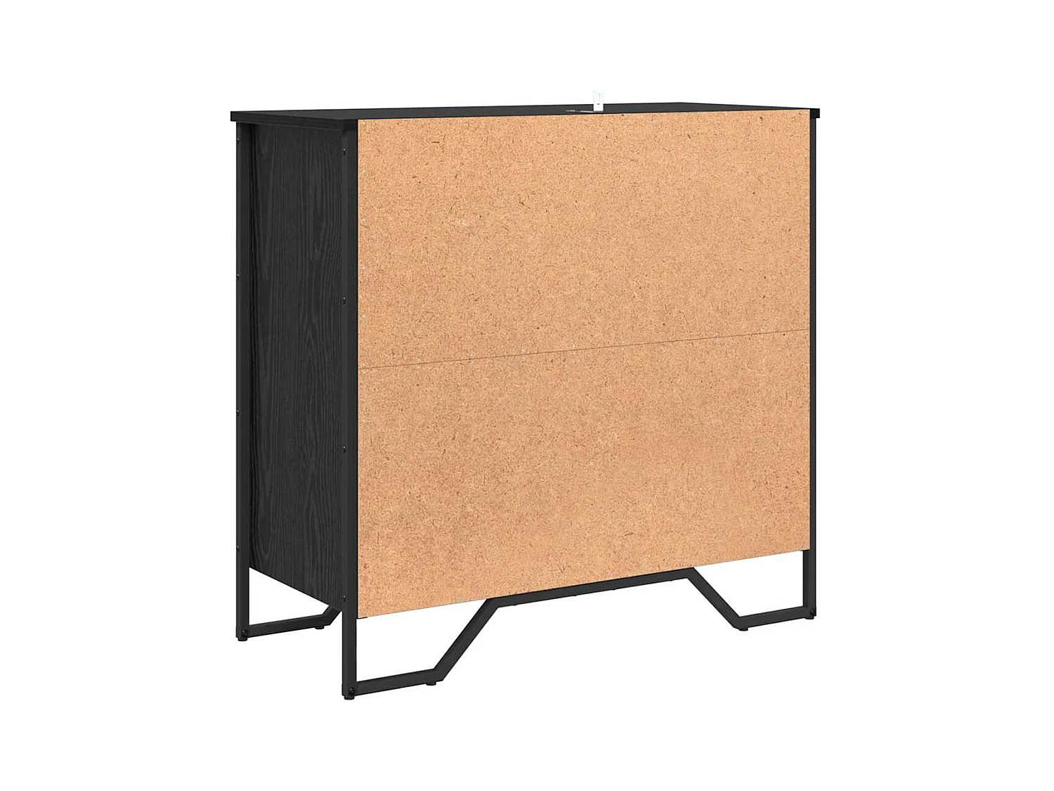 Buffet Chêne noir 79.5 x 35.5 x 74.5 cm Bois d'ingénierie