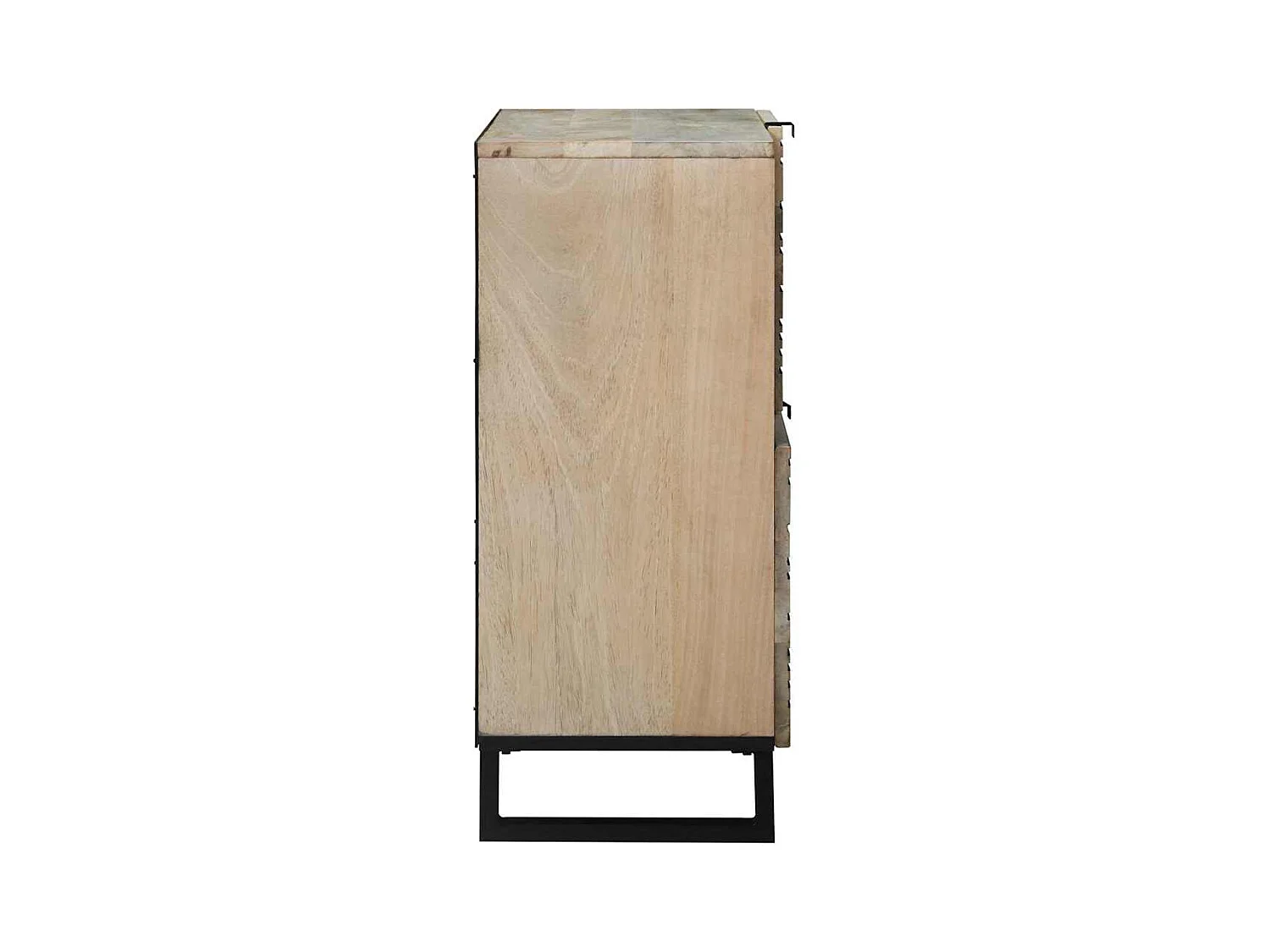 Buffet Blanc 80 x 33 x 75 cm bois de manguier massif