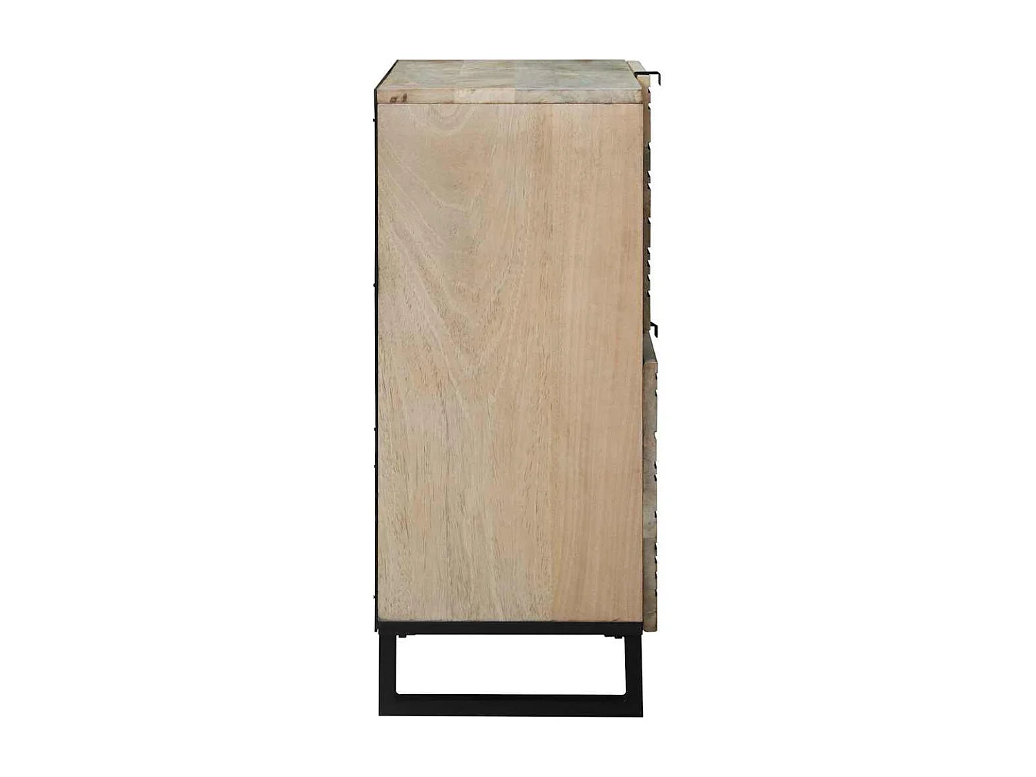 Buffet Blanc 80 x 33 x 75 cm bois de manguier massif