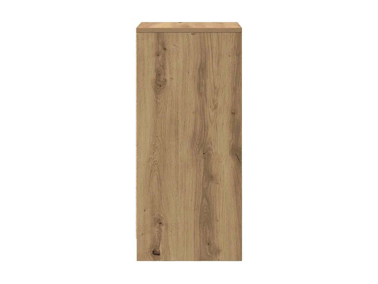 Buffet chêne artisanal 29,5x34x76 cm bois d'ingénierie