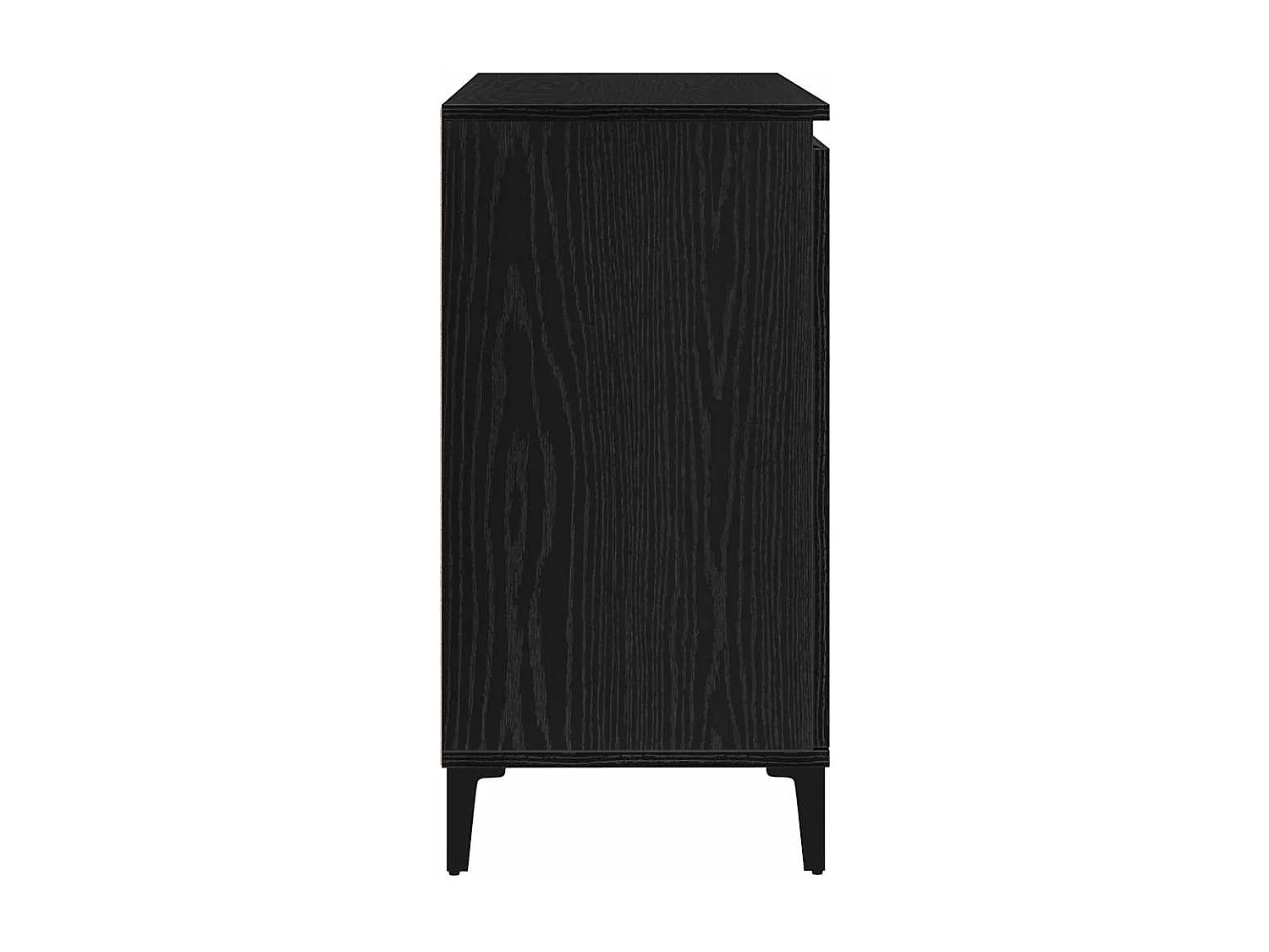 Buffet avec tiroir Noir 104 x 35 x 70 cm Bois d'ingénierie