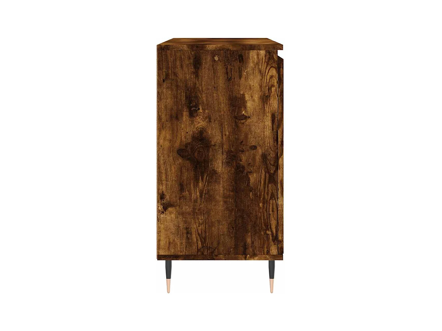 Buffet chêne fumé 101,5x35x70 cm bois d'ingénierie