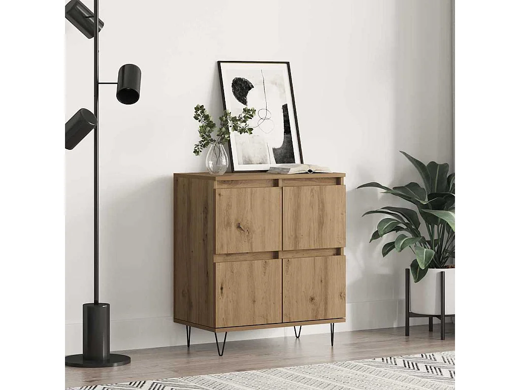 Buffet Marron 60 x 35 x 70 cm Bois d'ingénierie