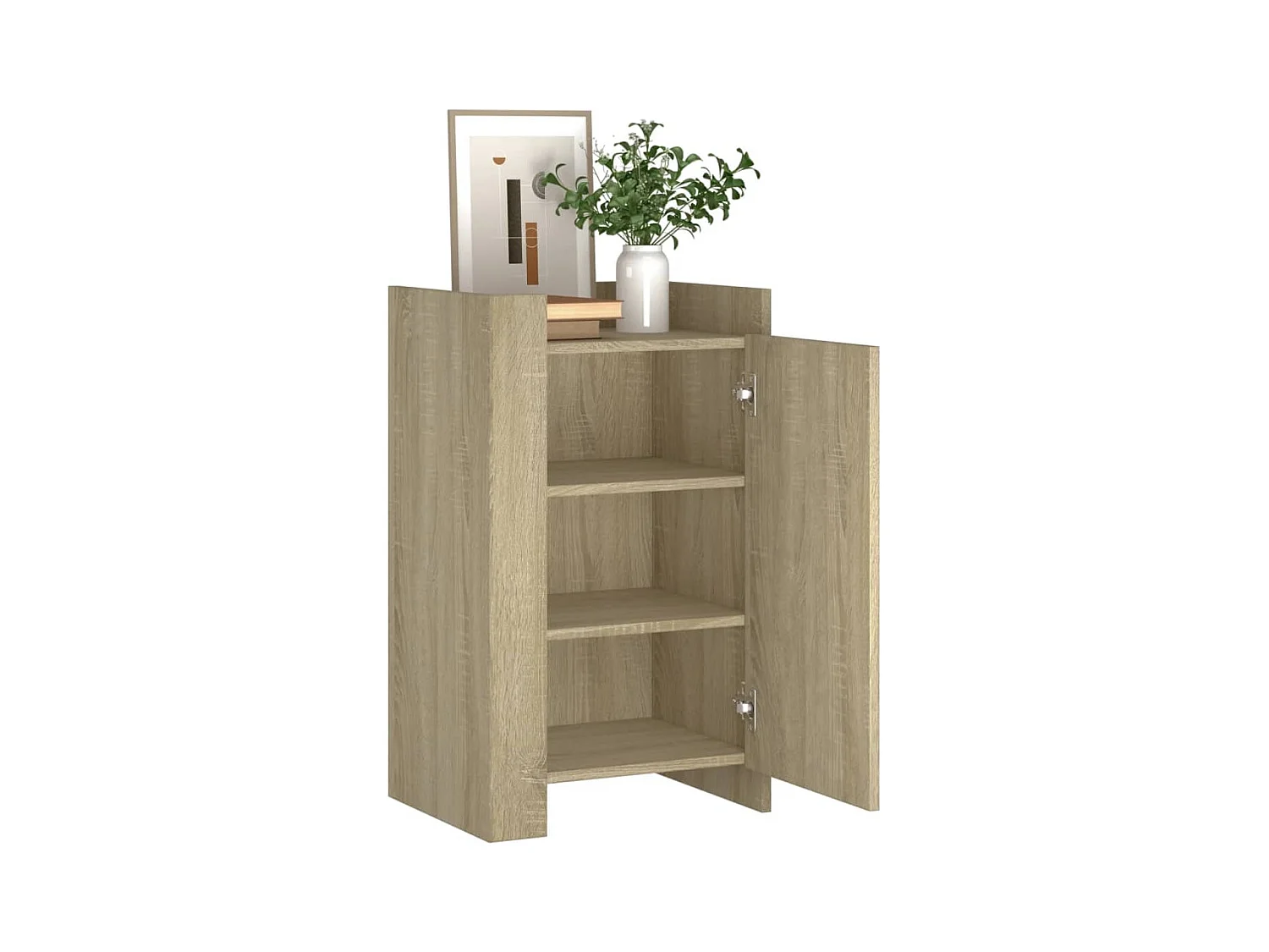 Buffet chêne sonoma 45x35x75 cm bois d'ingénierie