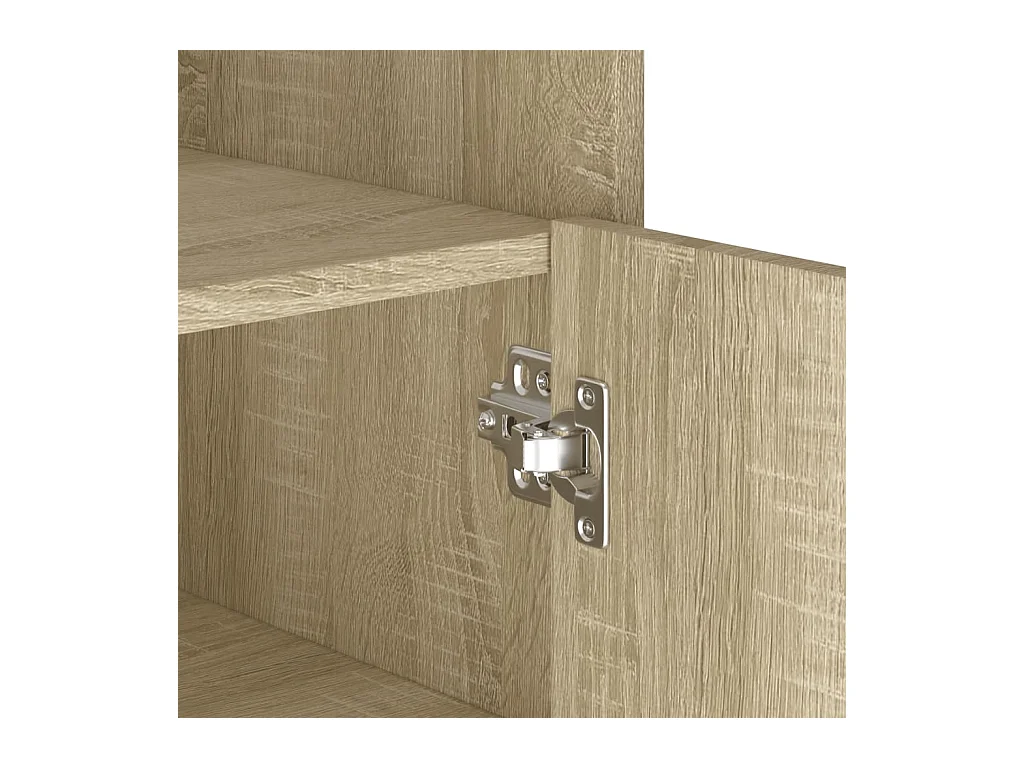 Buffet chêne sonoma 45x35x75 cm bois d'ingénierie