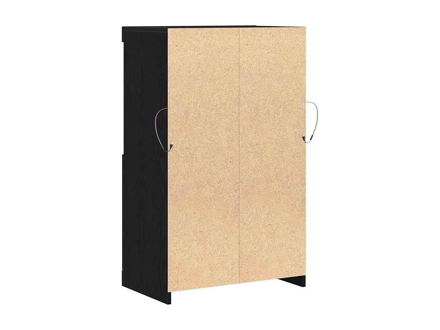 Buffet Noir 60 x 37 x 100 cm Bois d'ingénierie