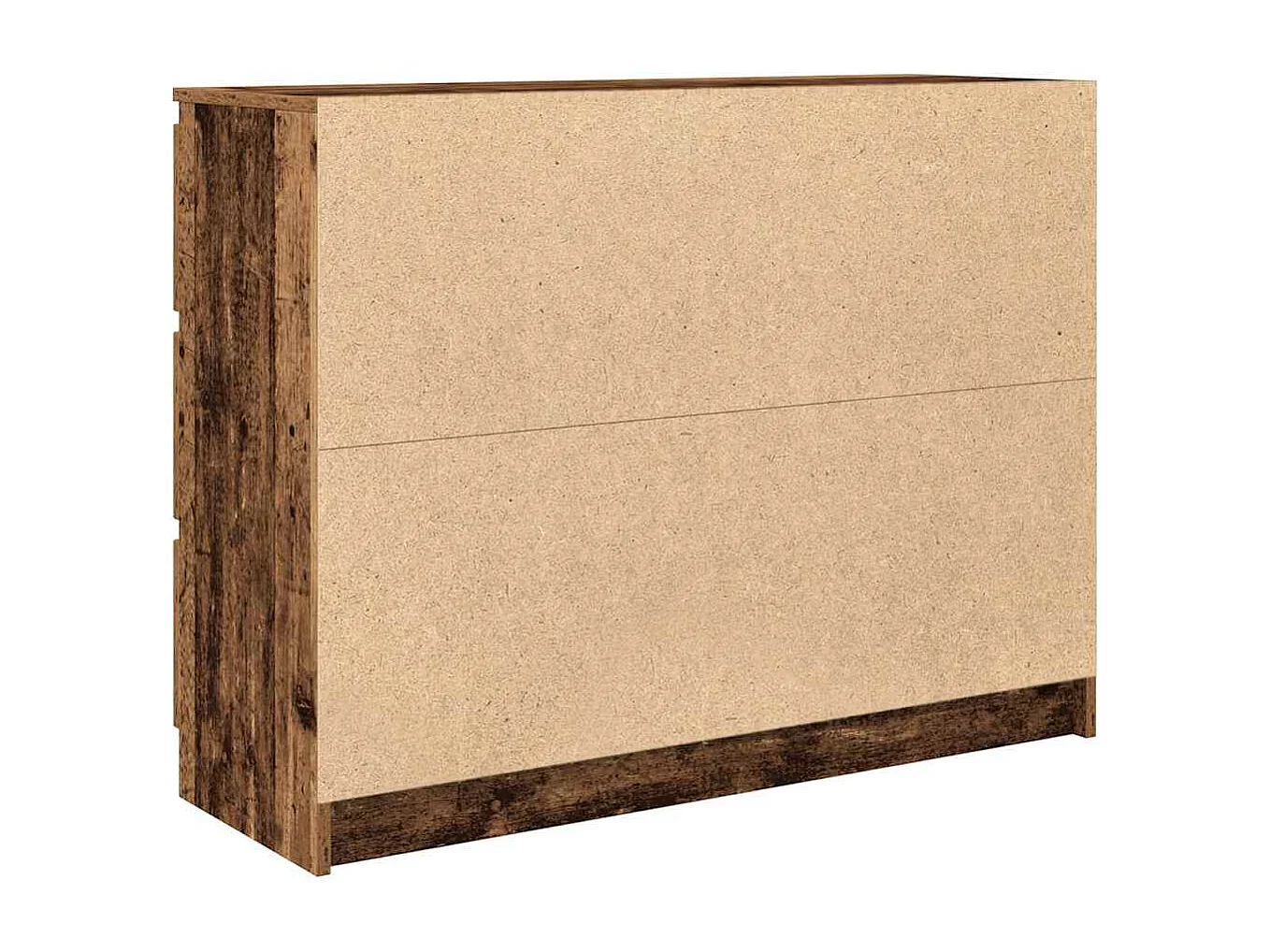 Buffet vieux bois 100x35x76 cm bois d'ingénierie