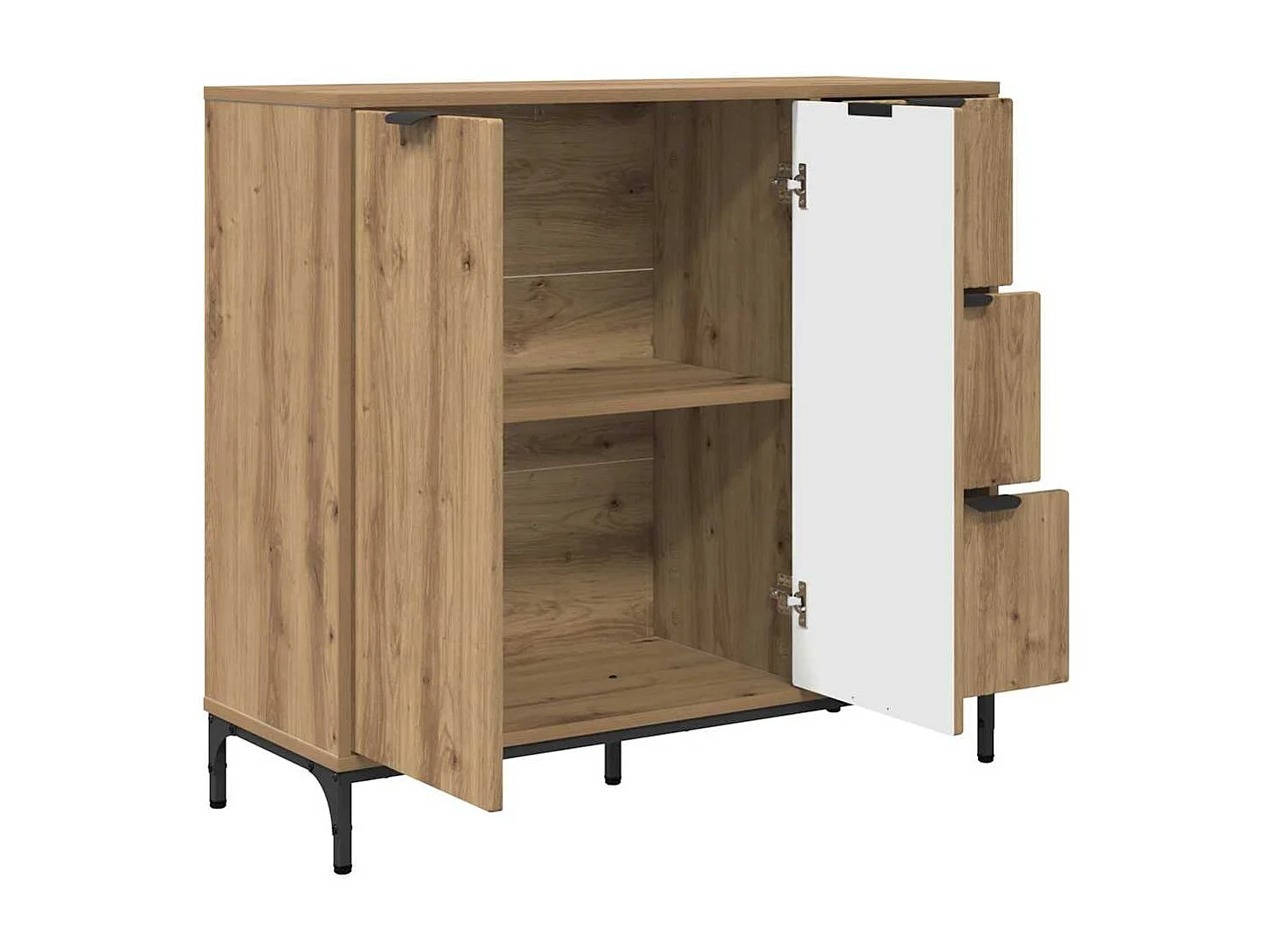 Buffet carvalho artisiano 89,5 x 33 x 82 cm Madeira processada