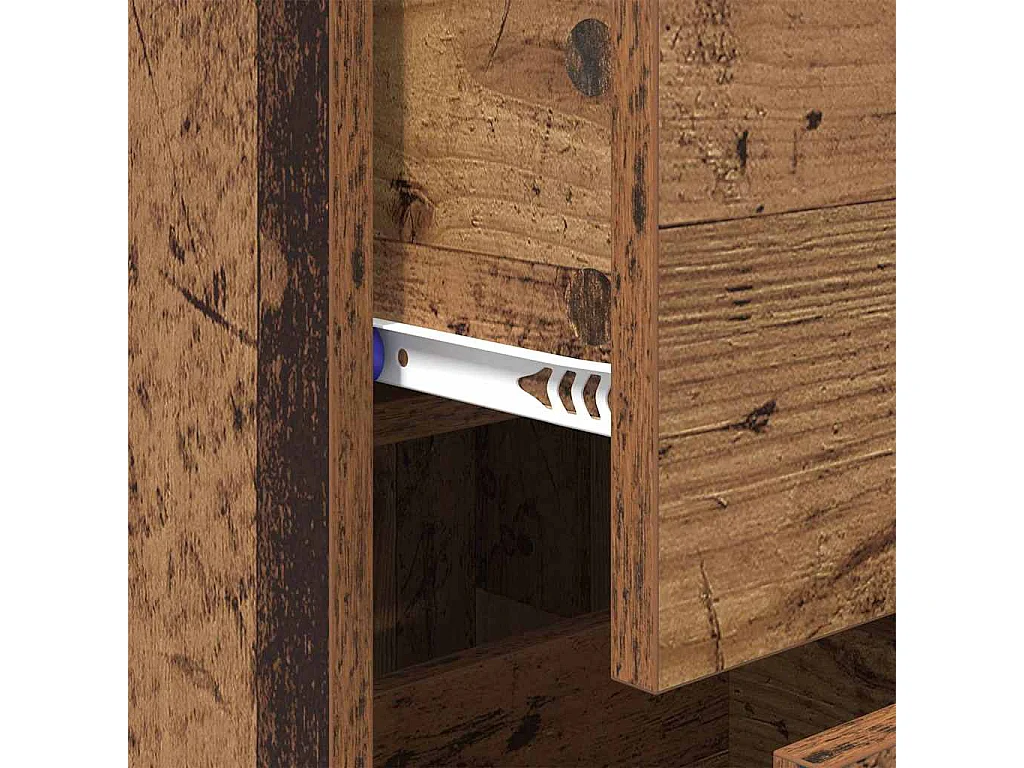 Buffet Bois ancien 34 x 34,5 x 90 cm Bois d'ingénierie