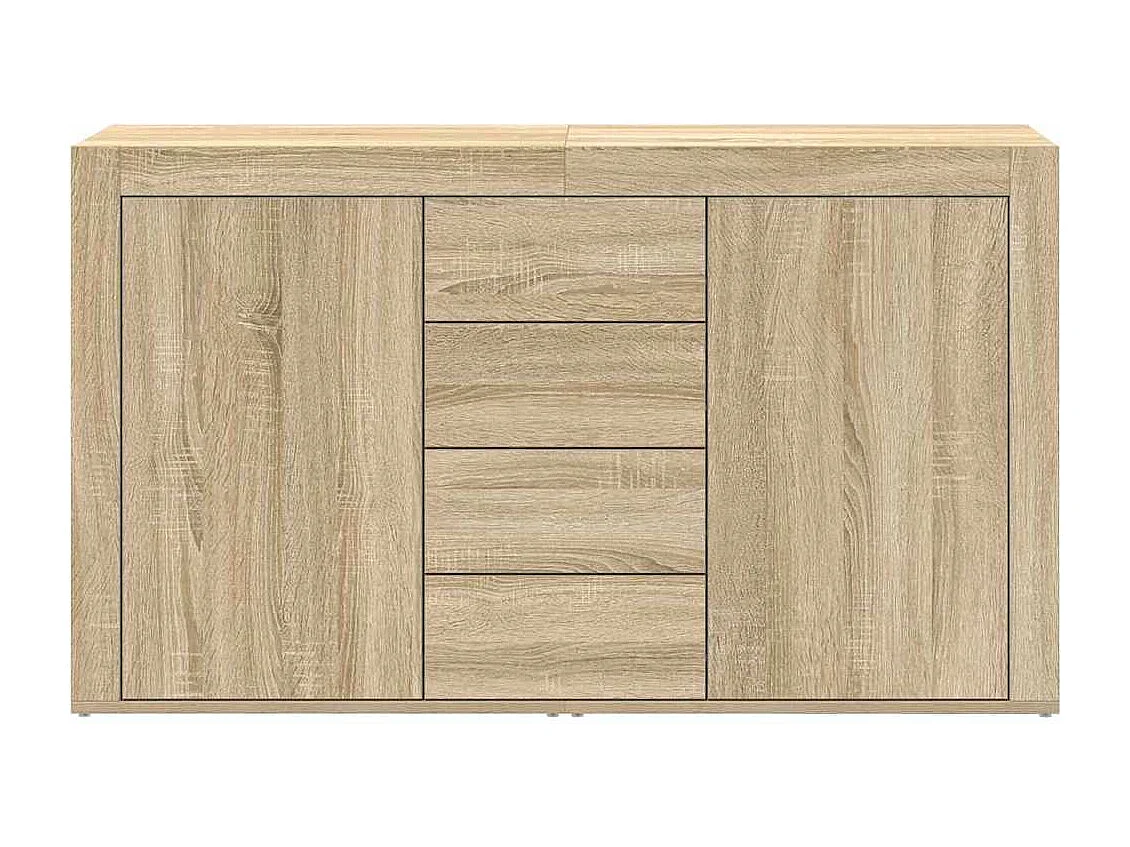 Dressoir met lade Sonoma eiken 120 x 36 x 69 cm Bewerkt hout