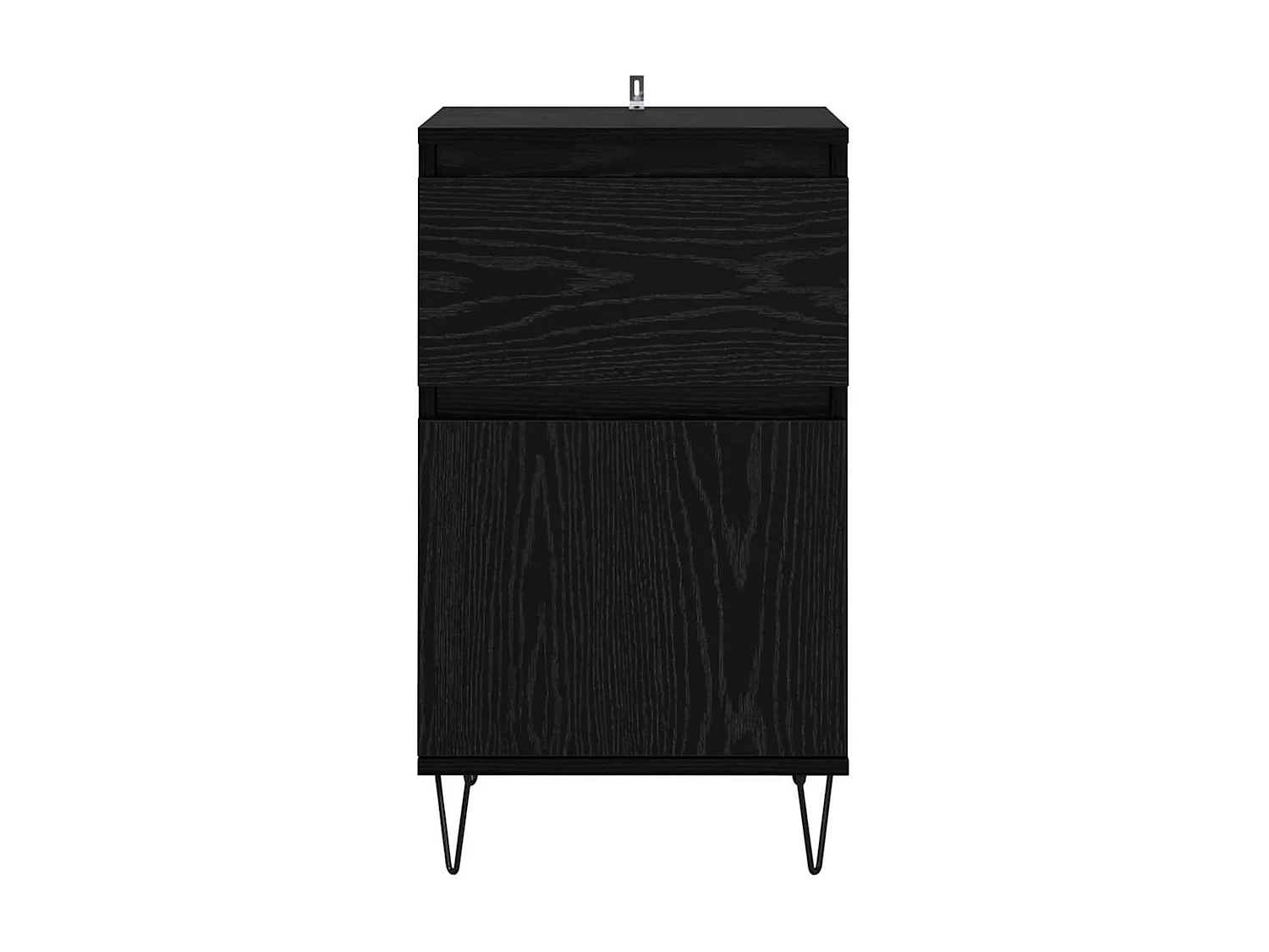 Buffet avec tiroir Chêne noir 35 x 40 x 70 cm Bois d'ingénierie