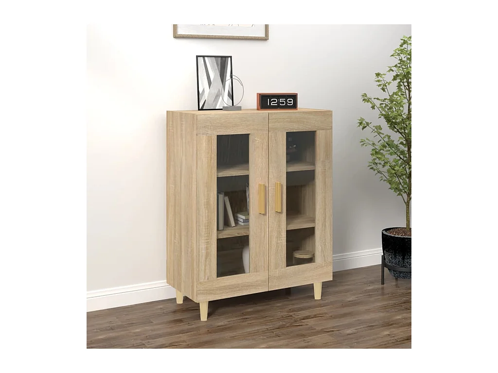 Aparador 69,5x34x90 cm derivados de madeira carvalho sonoma