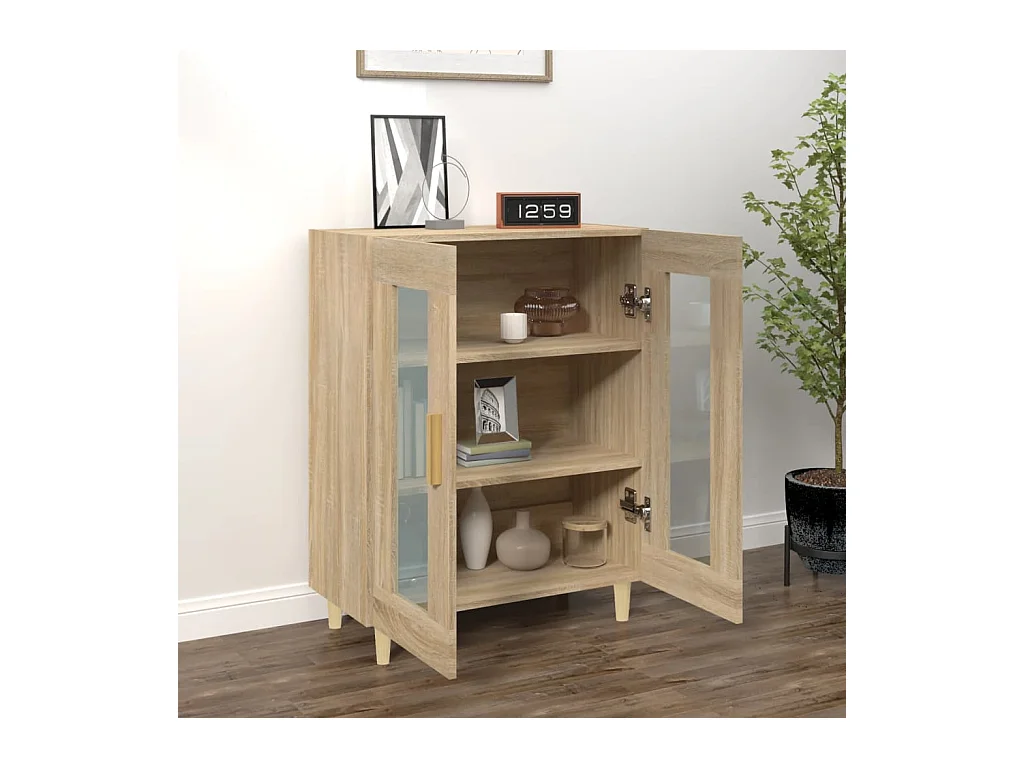 Aparador 69,5x34x90 cm derivados de madeira carvalho sonoma