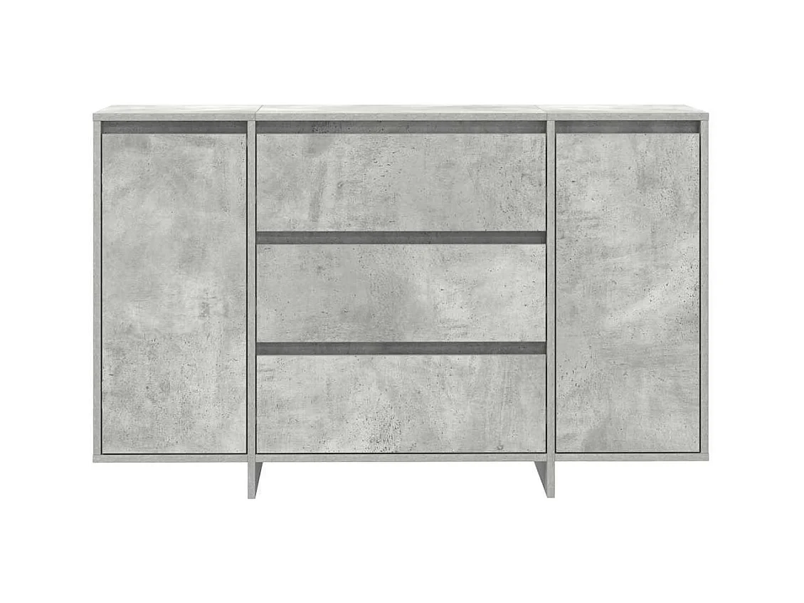 Buffet Gris béton 120 x 41 x 75 cm Bois d'ingénierie
