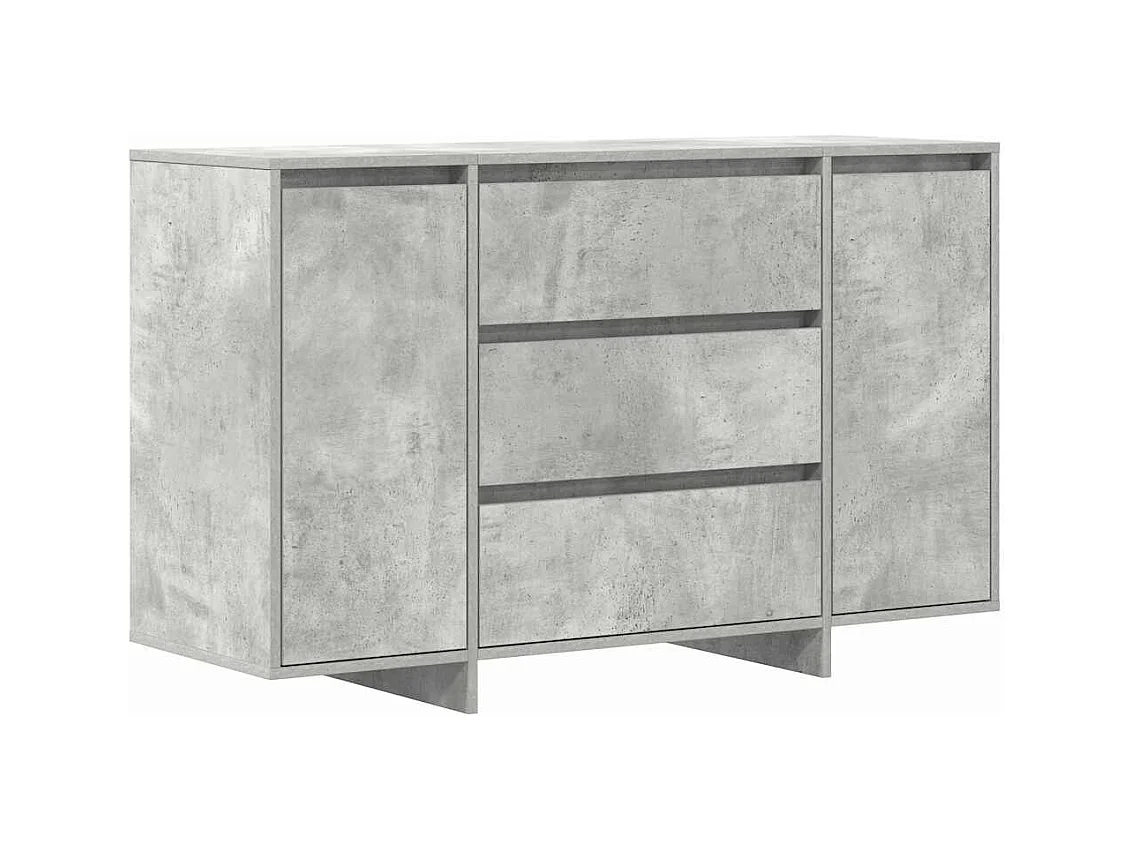 Buffet Gris béton 120 x 41 x 75 cm Bois d'ingénierie