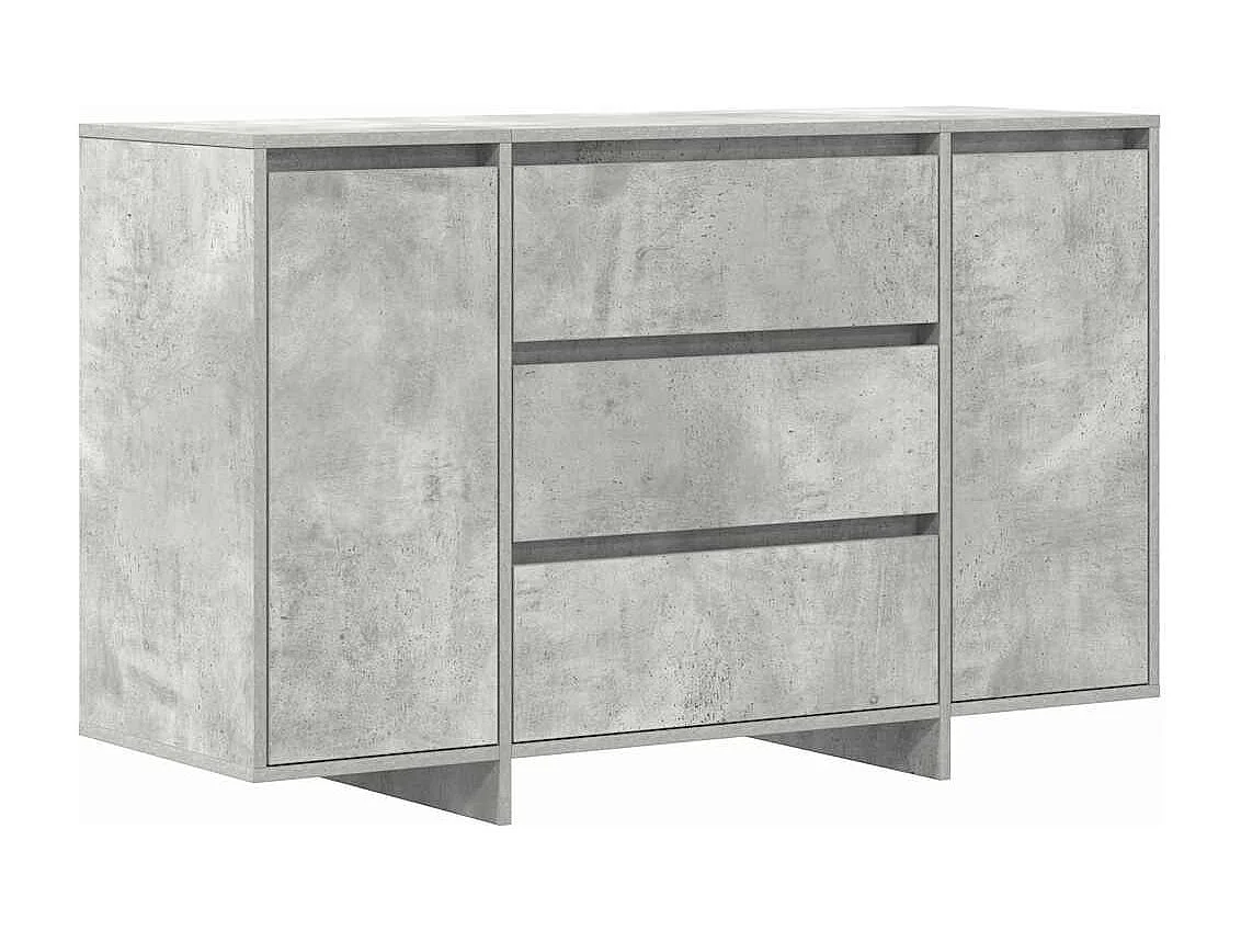 Buffet Gris béton 120 x 41 x 75 cm Bois d'ingénierie