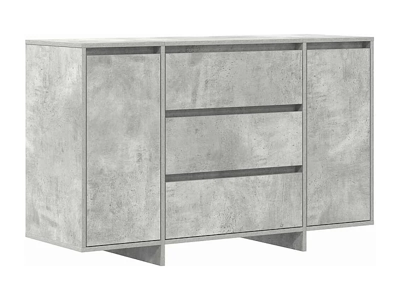 Buffet Gris béton 120 x 41 x 75 cm Bois d'ingénierie