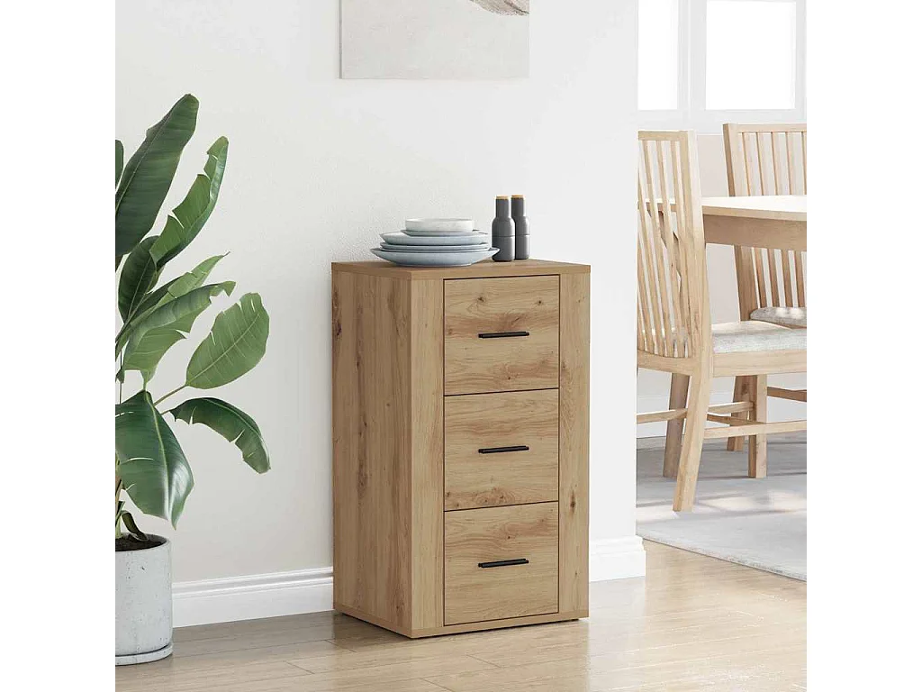 Buffet chêne artisanal 40 x 33 x 70 cm Bois d'ingénierie