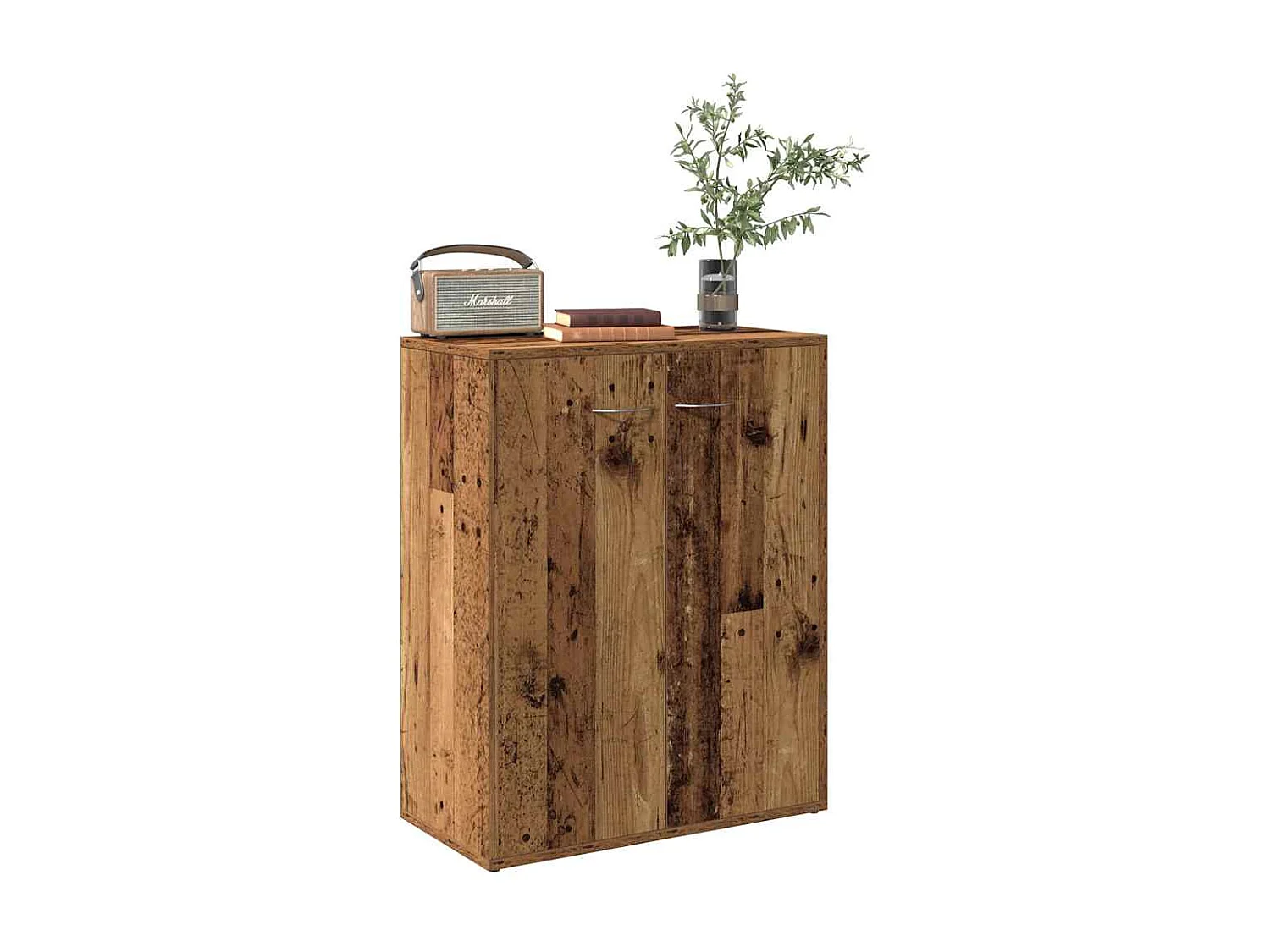 Buffet vieux bois 60x30x75 cm bois d'ingénierie