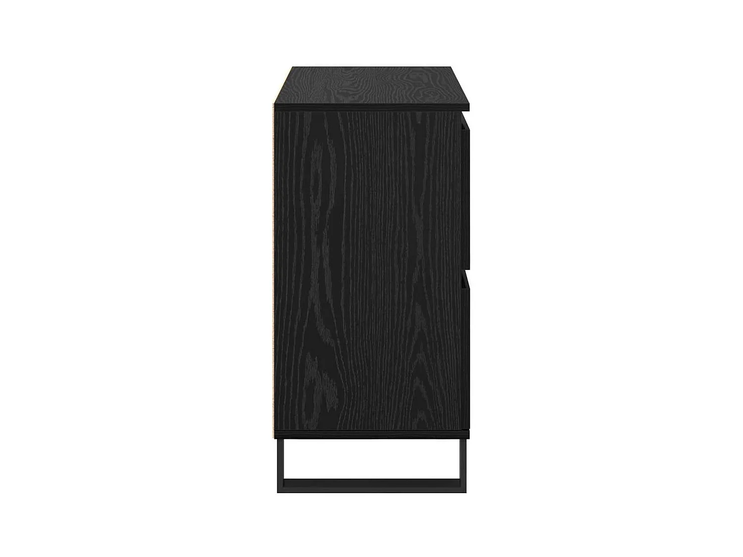 Buffets 3 pièces Chêne noir 180 x 35 x 70 cm Bois d'ingénierie