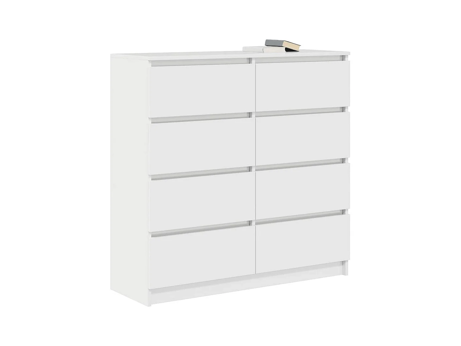 Buffet blanc 100x35x99 cm bois d'ingénierie