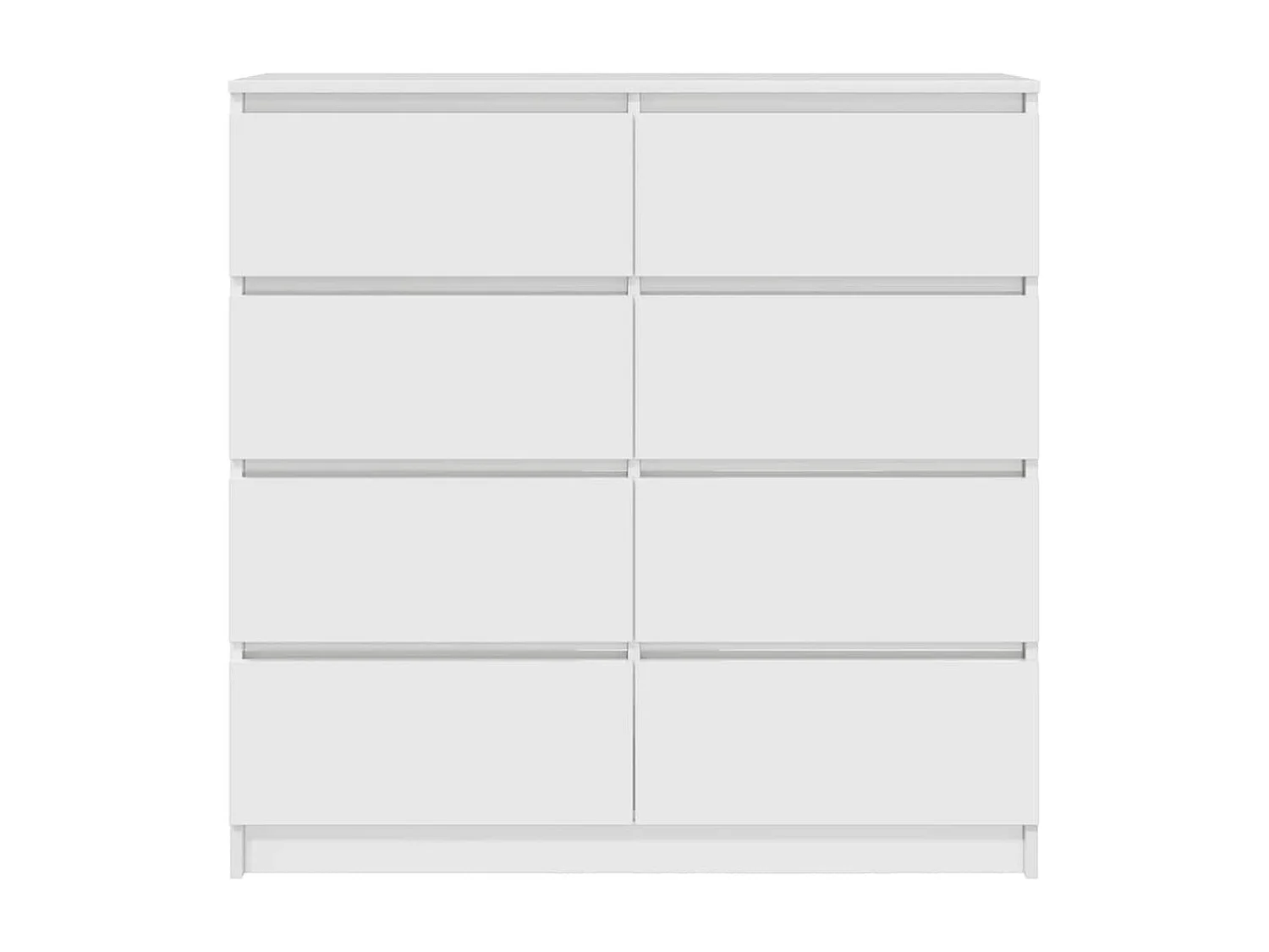 Buffet blanc 100x35x99 cm bois d'ingénierie