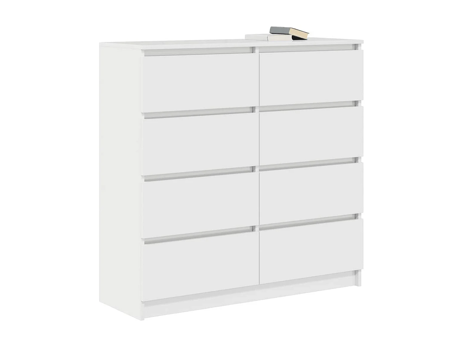 Buffet blanc 100x35x99 cm bois d'ingénierie