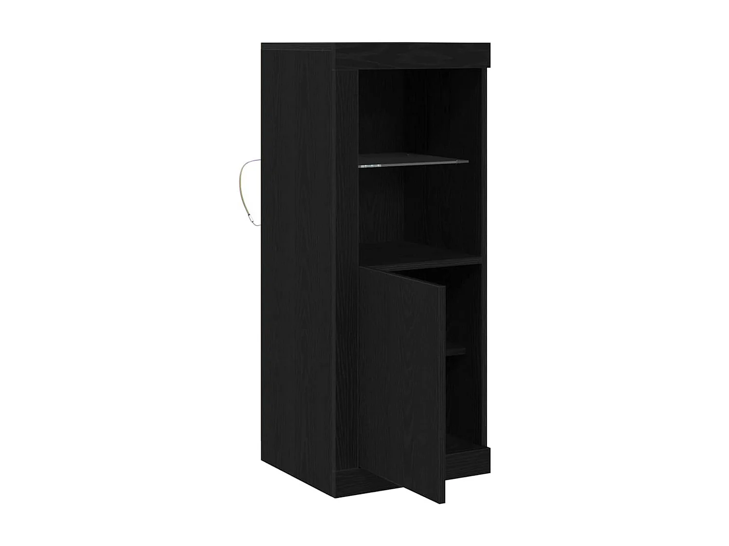 Buffet Noir 41 x 37 x 100 cm Bois d'ingénierie