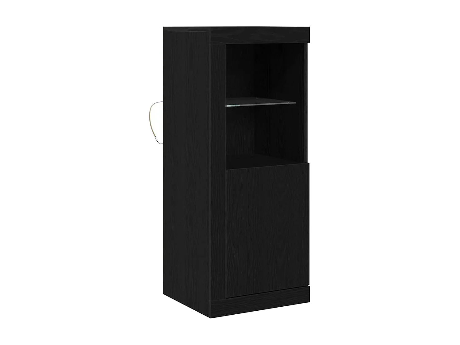 Buffet Noir 41 x 37 x 100 cm Bois d'ingénierie