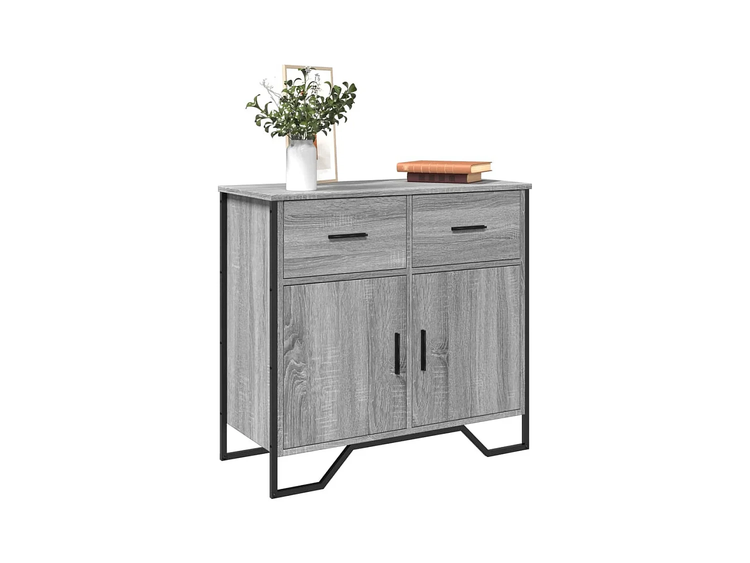 Buffet sonoma gris 79,5x35,5x74,5 cm bois d'ingénierie