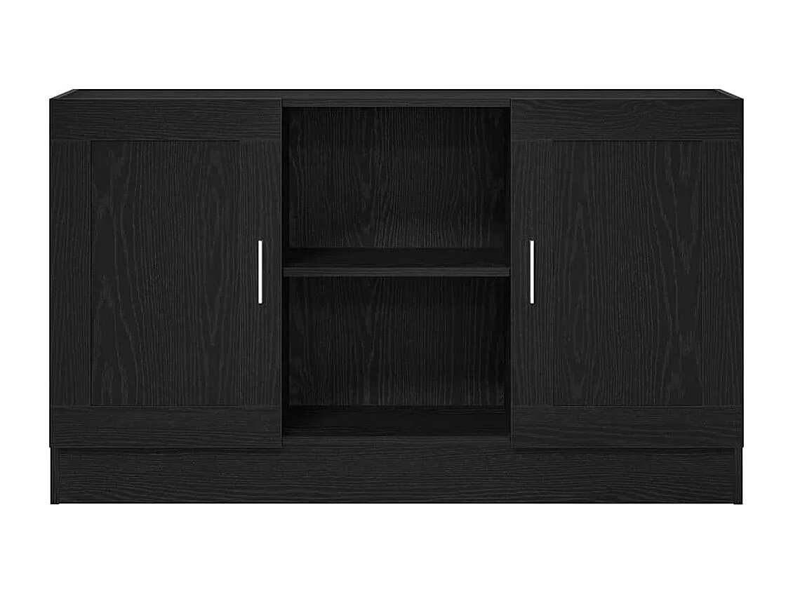 Buffet Noir 120 x 30.5 x 70 cm Bois d'ingénierie