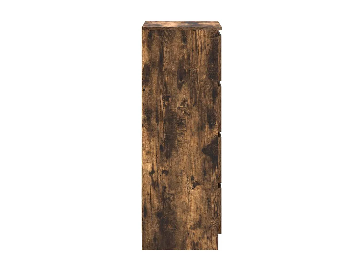 Buffet chêne fumé 37,5x35x99 cm bois d'ingénierie