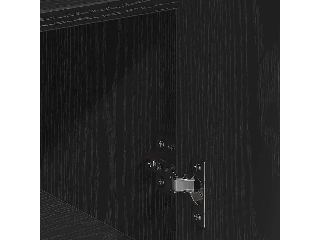 Buffet avec tiroir Chêne noir 60 x 31 x 70 cm Bois d'ingénierie