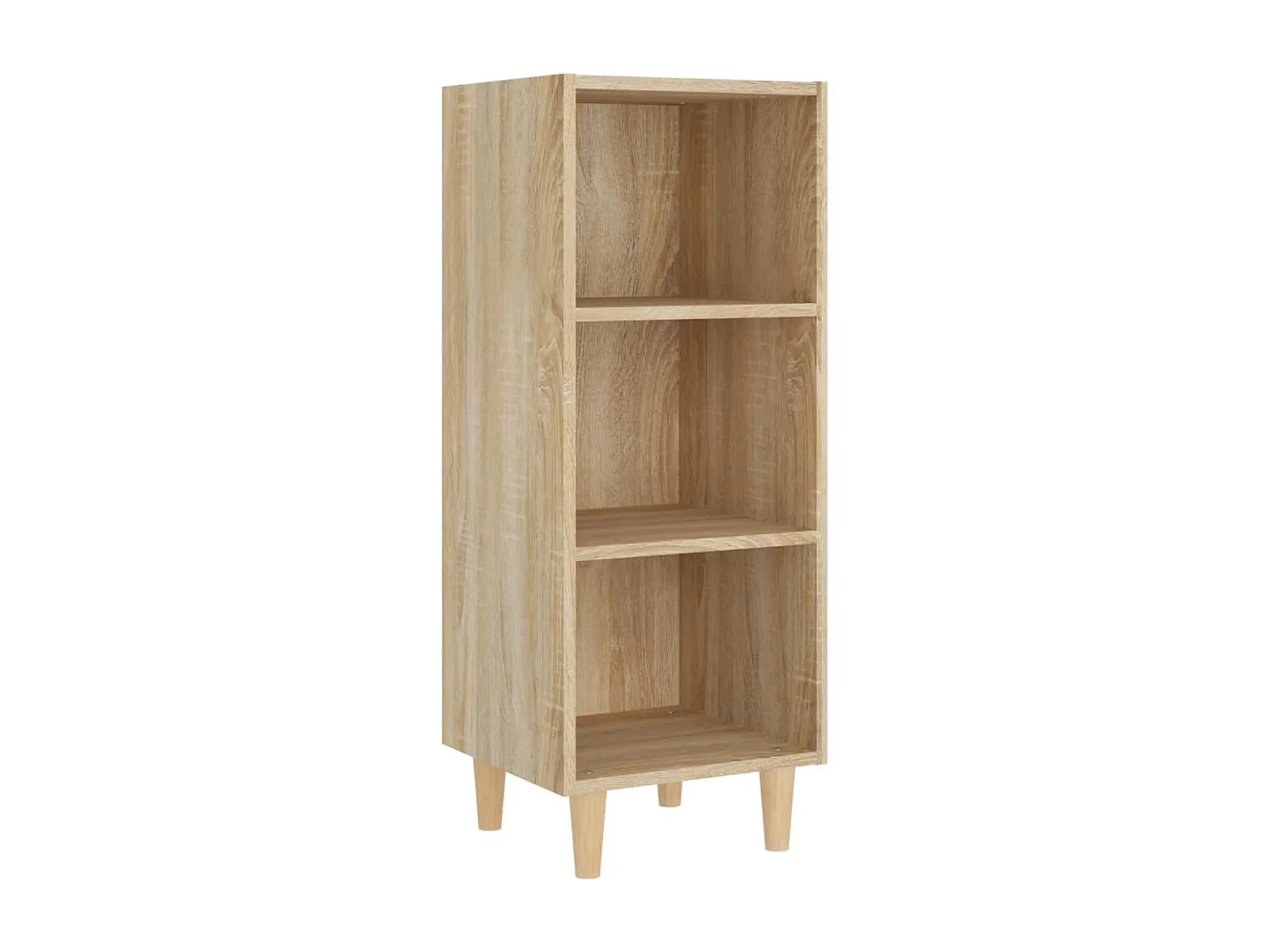 Dressoir 34,5x32,5x90 cm bewerkt hout sonoma eikenkleurig