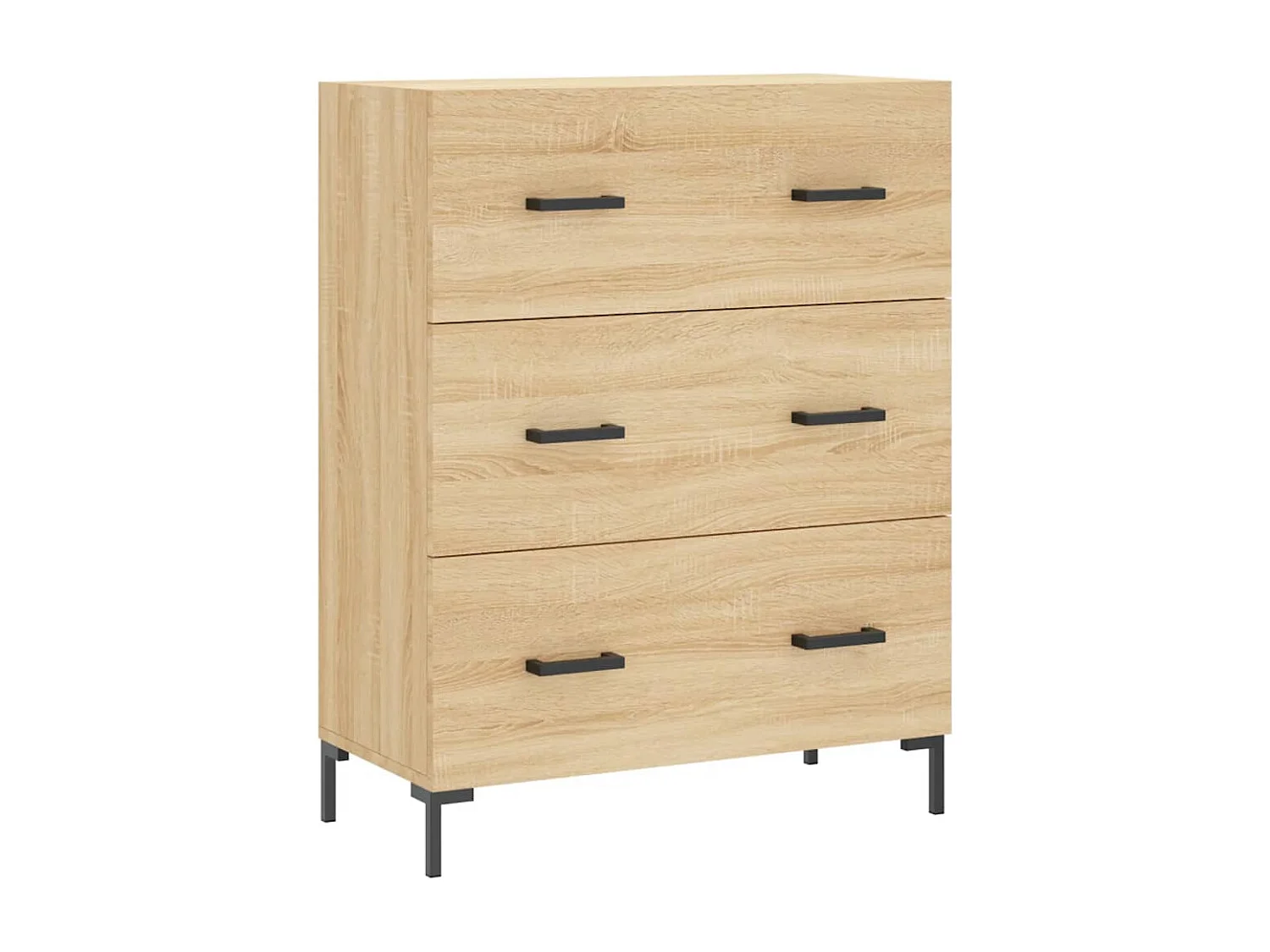 Buffet haut Chêne sonoma 69,5x34x180 cm Bois d'ingénierie