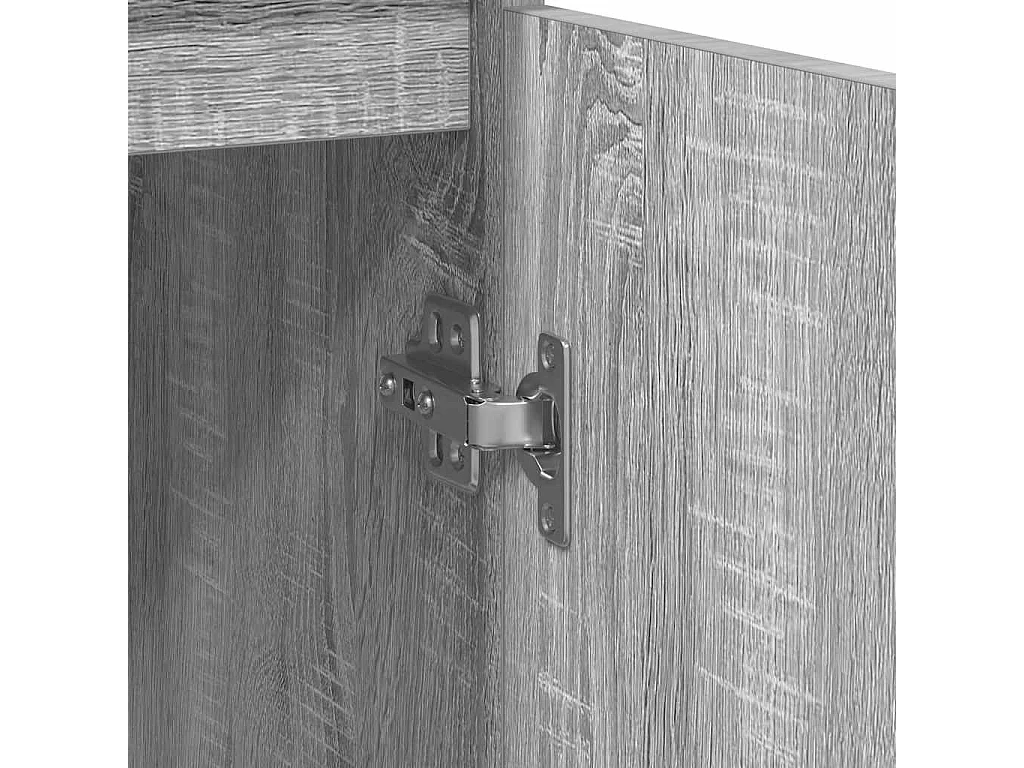 Buffet sonoma gris 57x34x76 cm bois d'ingénierie