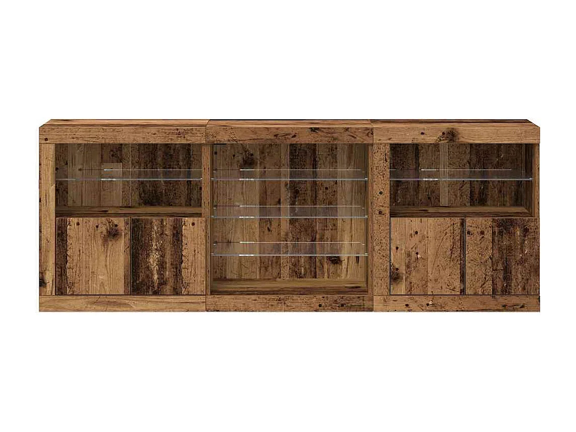 Buffet Bois ancien 181.5 x 37 x 67 cm Bois d'ingénierie