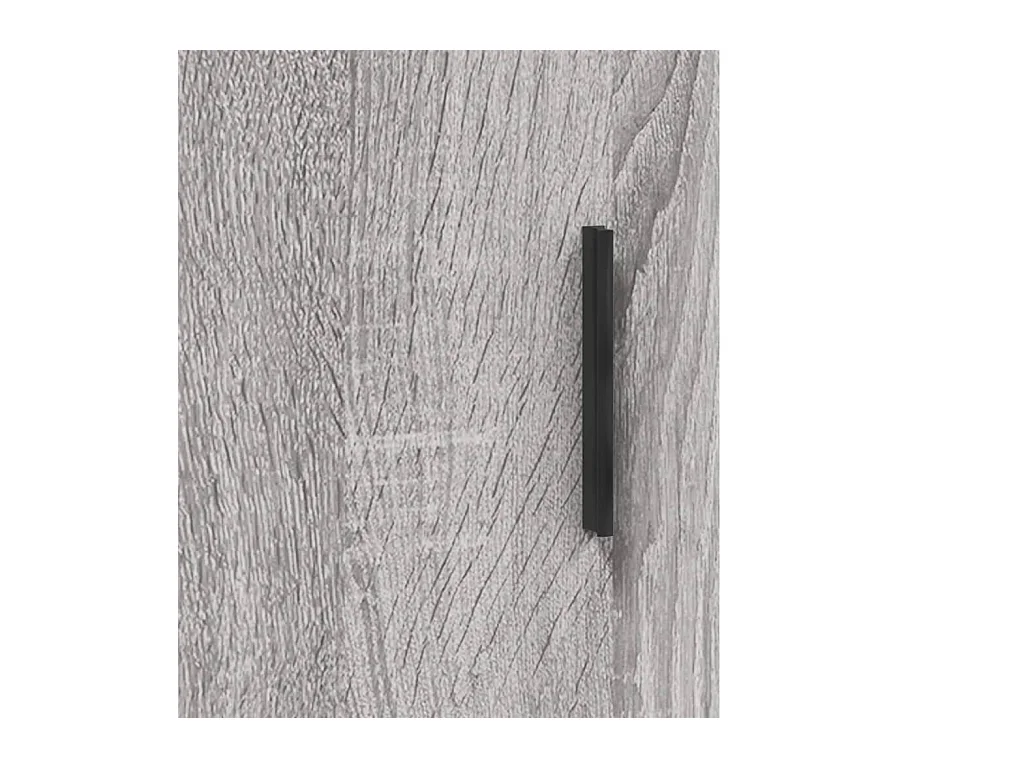 Buffet haut Sonoma gris 69,5x34x180 cm Bois d'ingénierie